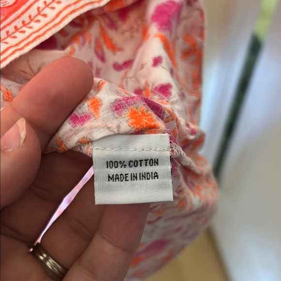 SZ Blockprints Indian Cotton Dress Size M - Picture 3 of 7